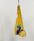 Wind Spinner -New Hampshire - Yellow Colorful Moose