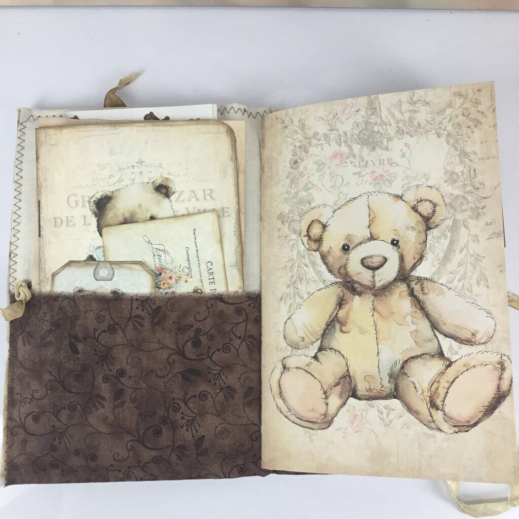 Bear Hugs handmade journal