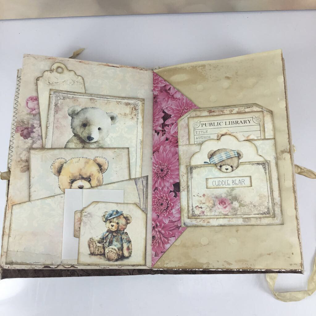 Bear Hugs handmade journal