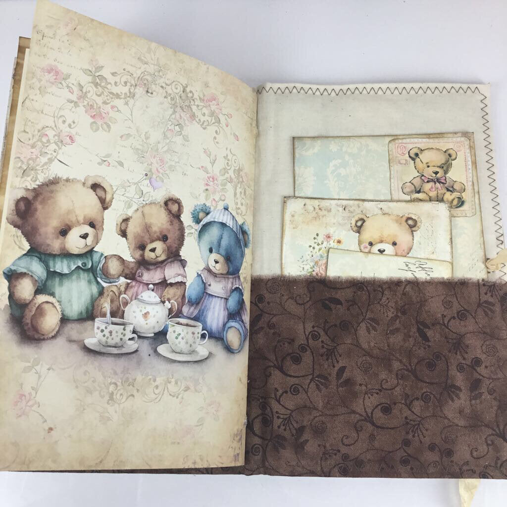 Bear Hugs handmade journal