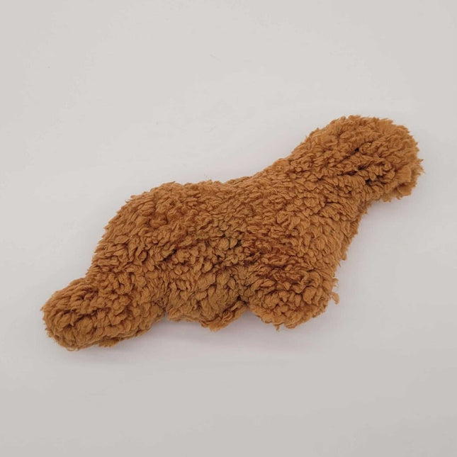 Dinosaur Chicken Nugget Pillow Plushie (Brontosaurus)