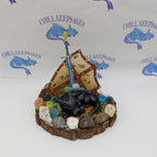 black dragon sword/shield