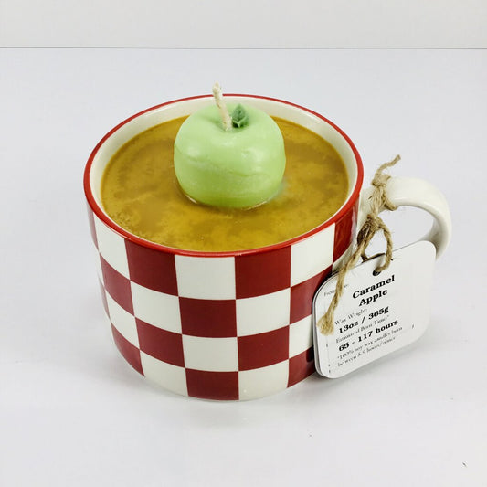 Caramel Apple - Mug Candle - 100% Soy Wax