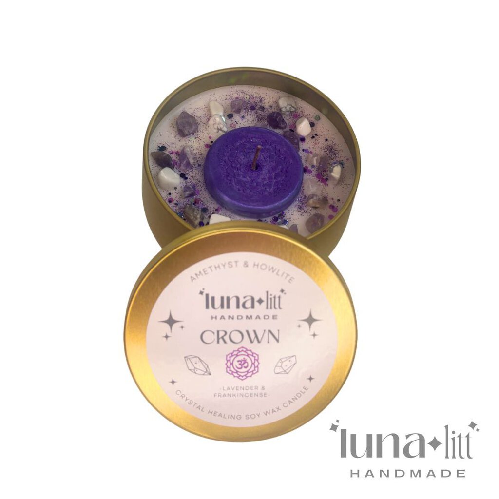 CANDLE TIN CROWN CHAKRA