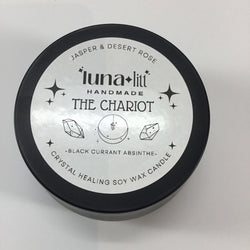 The Chariot Tarot Candle Tin - view 1
