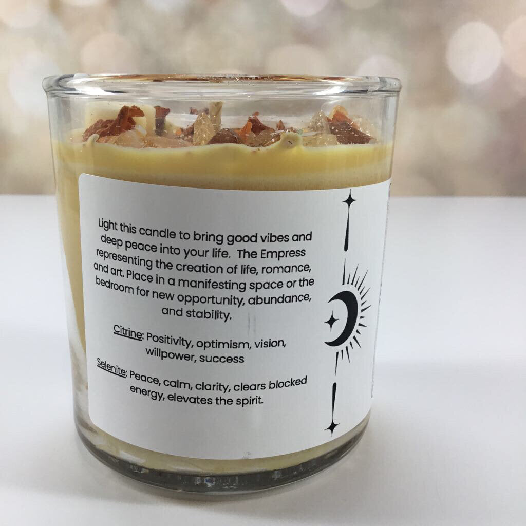 The Empress Tarot Tumbler Candle