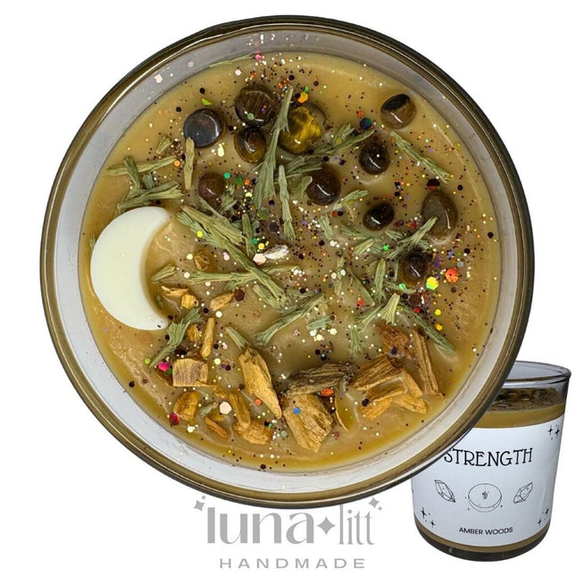 Strength Tarot Tumbler Candle