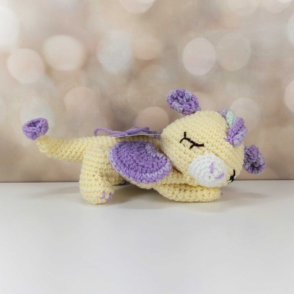 Diane Dragon Crochet Stuffed Animal