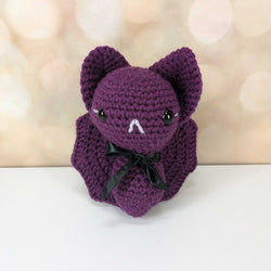 Barney Bat Crochet Stuffed Animal - view 2