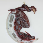 Red/black dragon gray moon