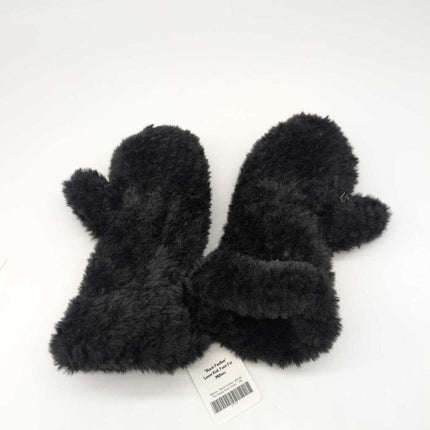 Loom Knit Winter Mittens - Black Panther