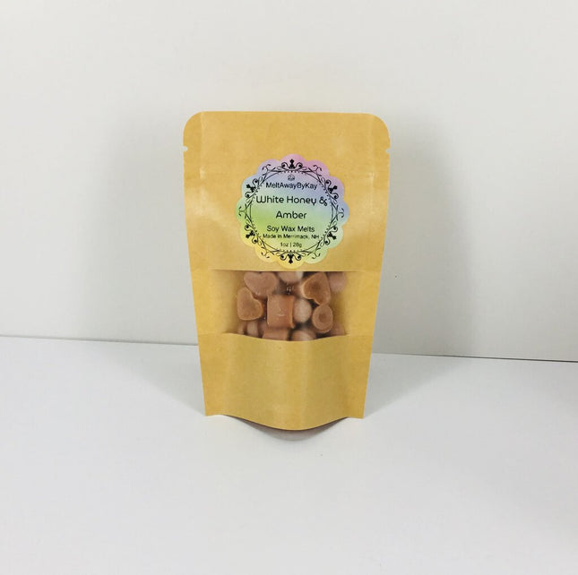 White Honey & Amber - Soy Wax Melts - Bag
