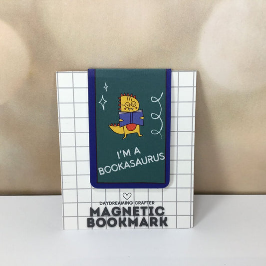 Magnetic Fold Over Bookmark - Bookasaurus