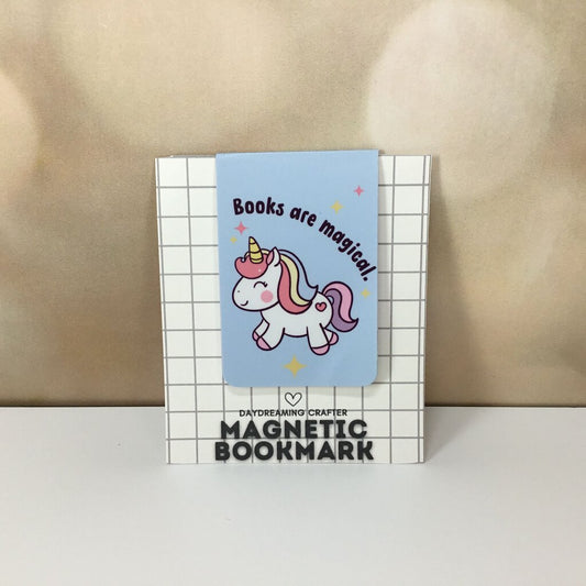 Magnetic Fold Over Bookmark - Books Are Magical