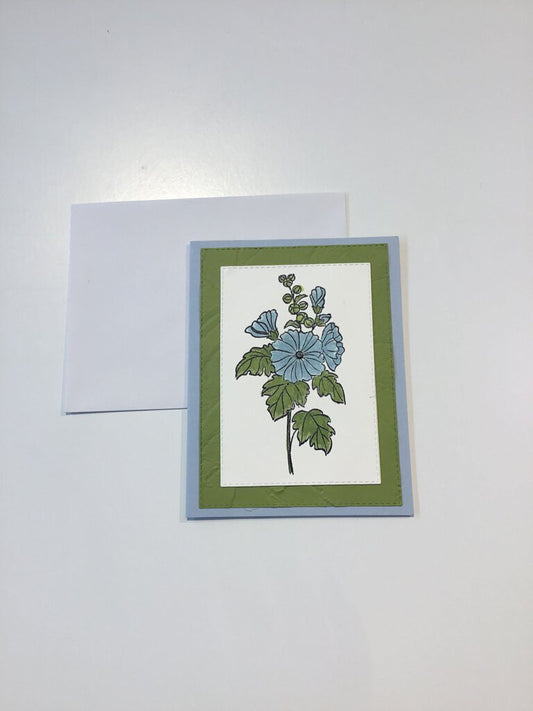 Card - Blue Flowers