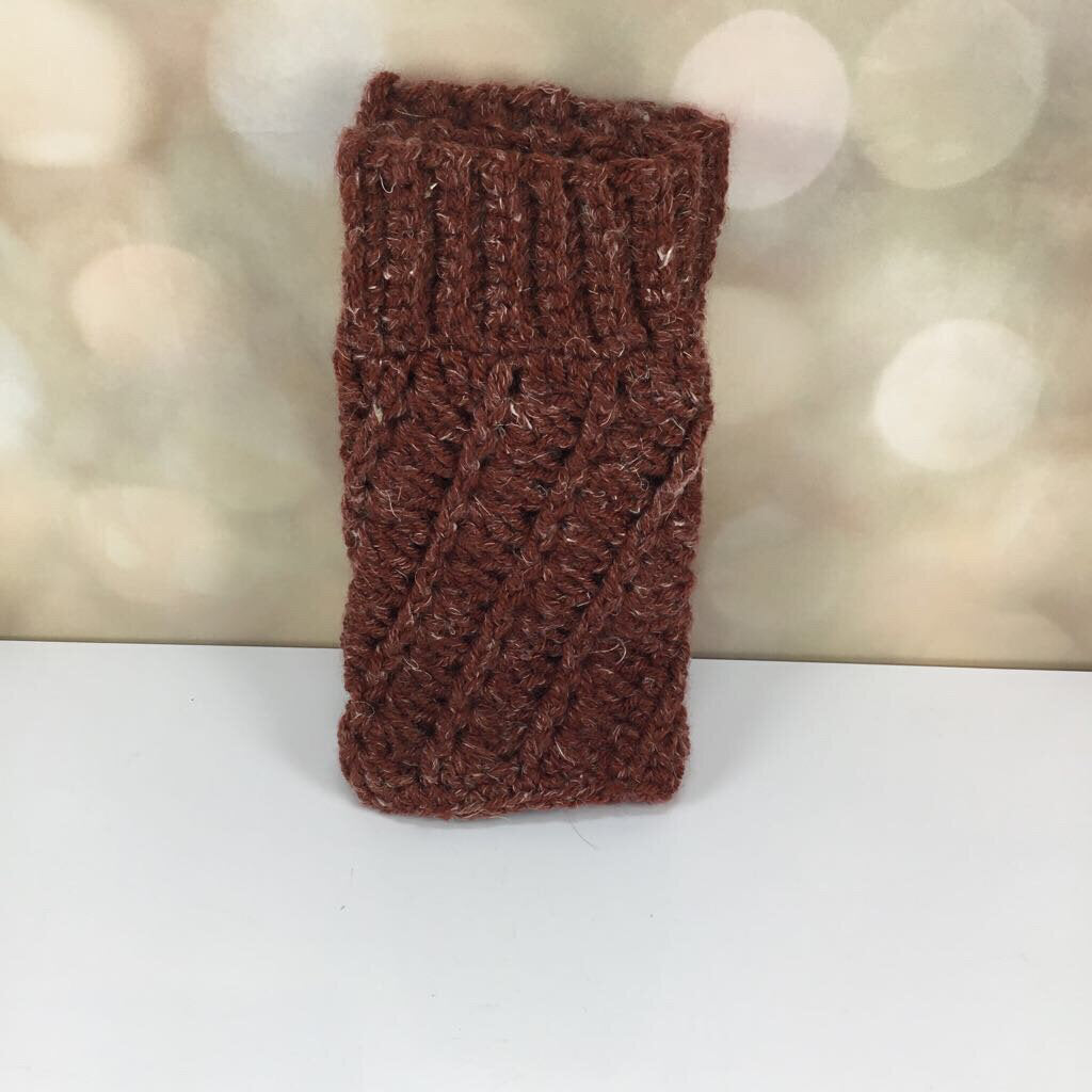 ribbed fingerless gloves