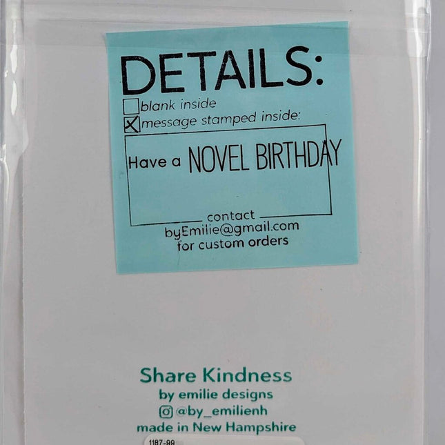 Stitched Fairytale Birthday Greeting Card