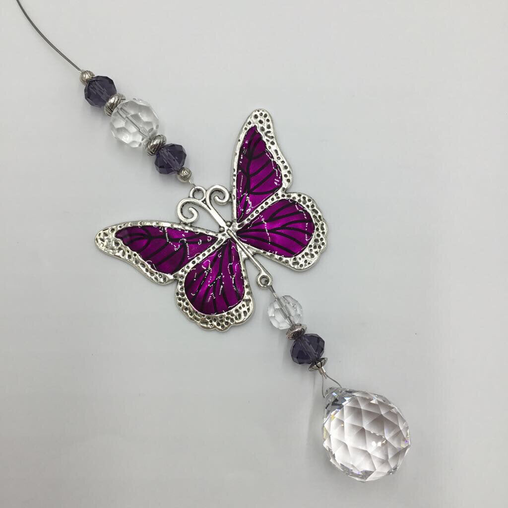 Butterfly PURPLE Suncatcher