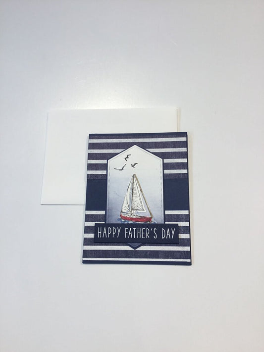 Card - Happy Father's Day - Sailboat