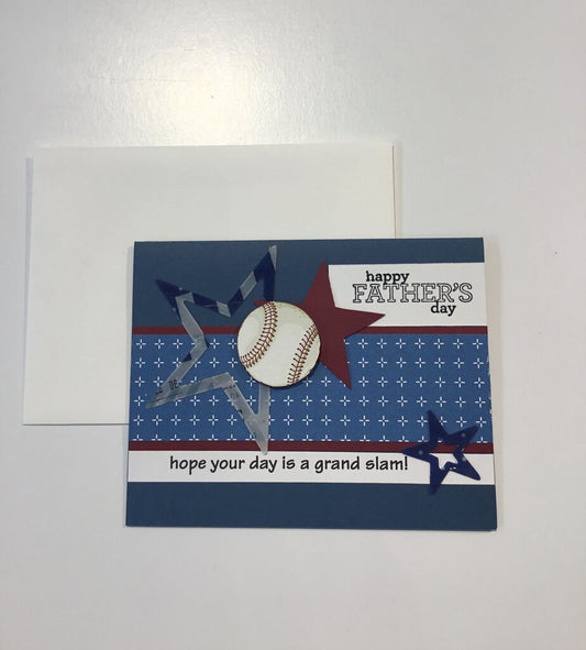 Card - Happy Fathers Day - Baseball