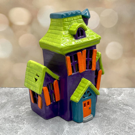 Haunted House Lime Purple Light Up
