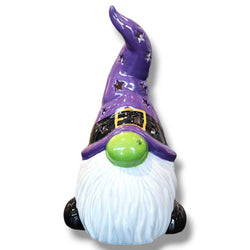 Gnome Lantern witch - view 1