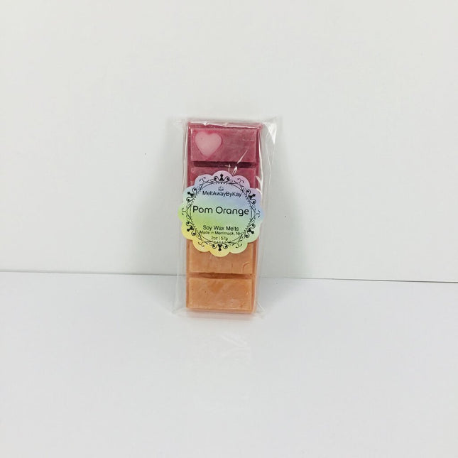 Pomegranate Orange - Soy Wax Melt - Snap Bar