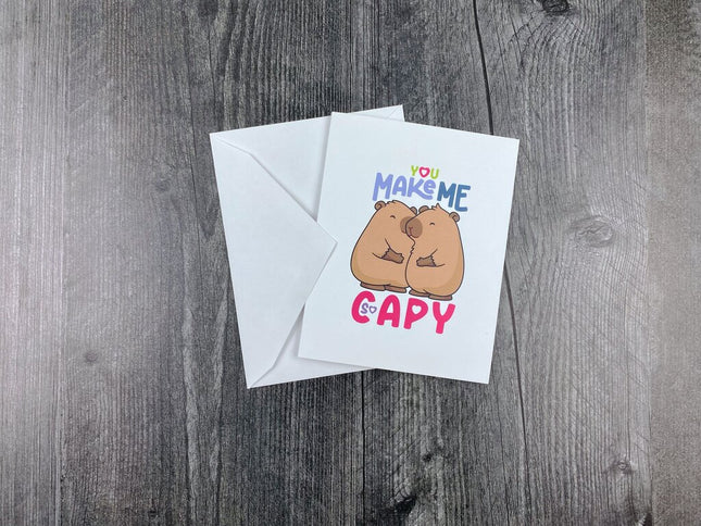 Make Me Capy Greeting Card