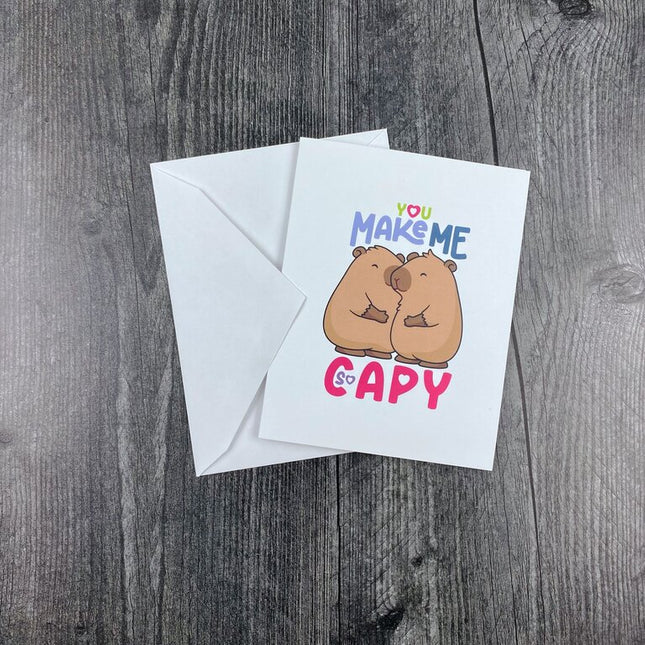 Make Me Capy Greeting Card