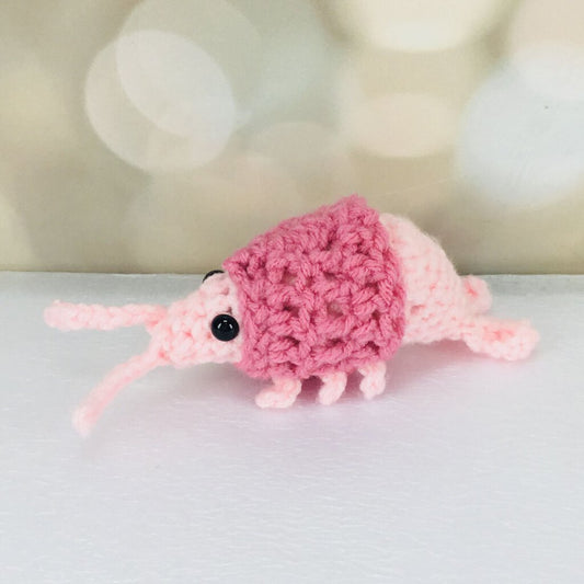 Small Pink Shrimp with Pink Vest