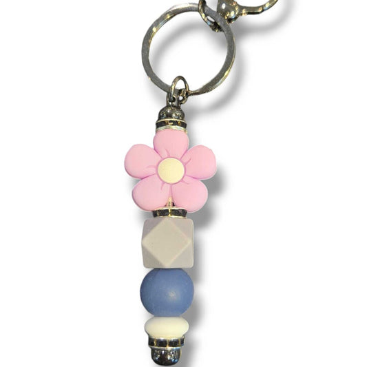 Keychain Purple Flower