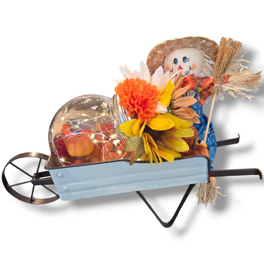 Wheelbarrow Centerpiece