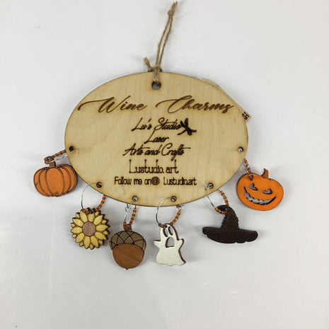 Wine Charms - Fall Desings