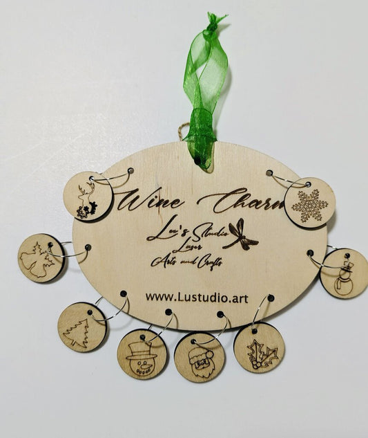 Wine Charms - Christmas Designs