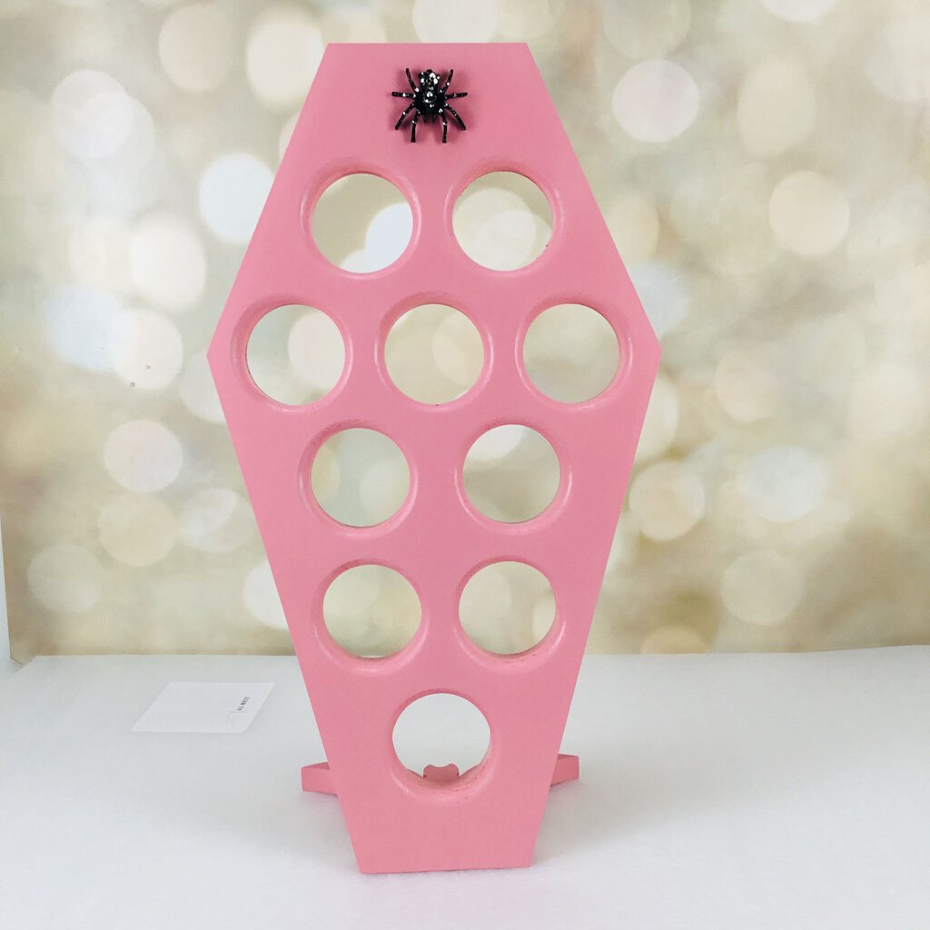 Pink coffee pod holder