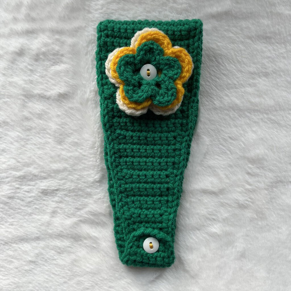 Flower Headband - Green