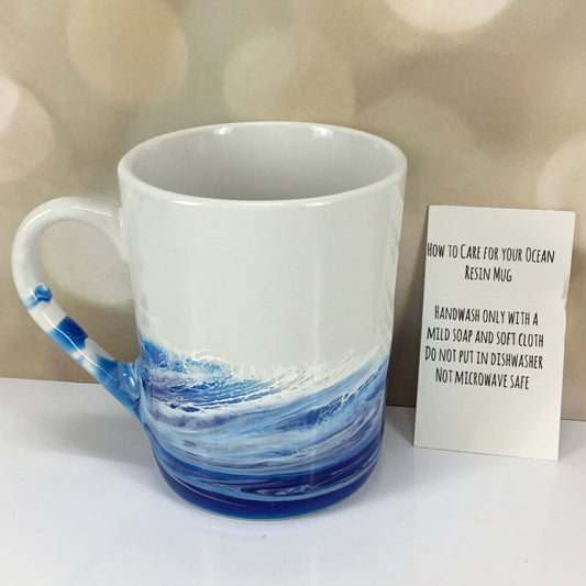 Ocean Swirl Coffee Mug