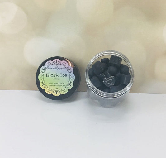 Black Ice - Soy Wax Melts- Small Jar