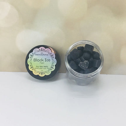 Black Ice - Soy Wax Melts- Small Jar