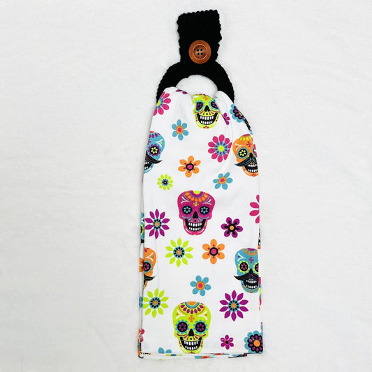 Hanging Towel Set - Sugar Skulls