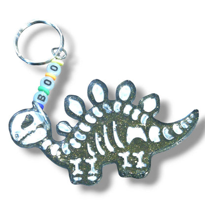 SKELETON DINO KEYCHAIN