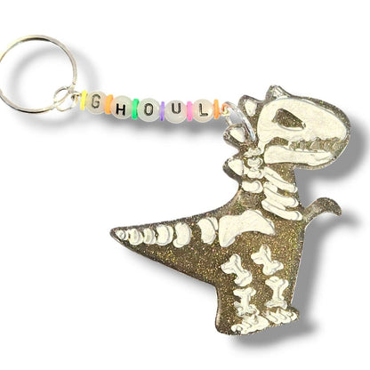 SKELETON DINO KEYCHAIN