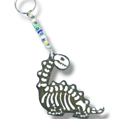 SKELETON DINO KEYCHAIN