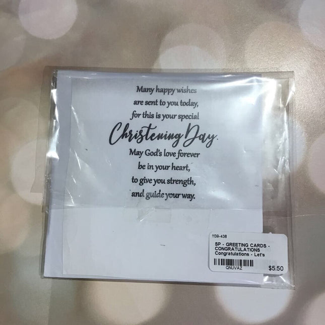 Congratulations - Let's celebrate