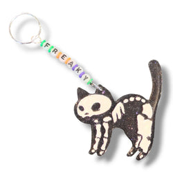 SKELETON KITTY KEYCHAIN - view 2