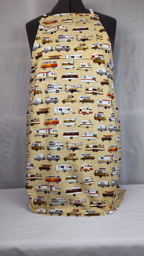 Adult Apron Beige Campers