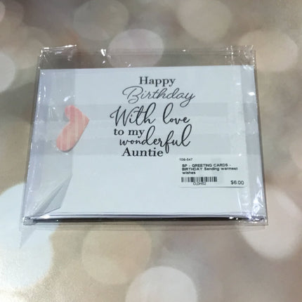 Sending warmest wishes