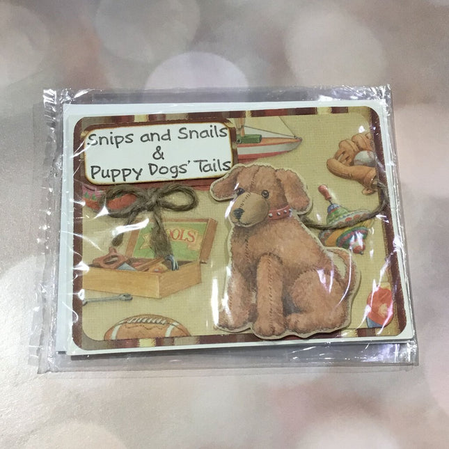 Snips and sails & puppy dogs' tails