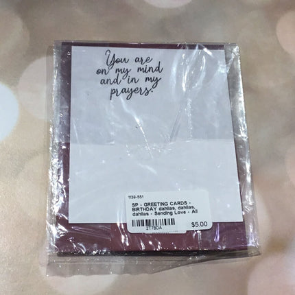 dahlias, dahlias, dahlias - Sending Love - All the best