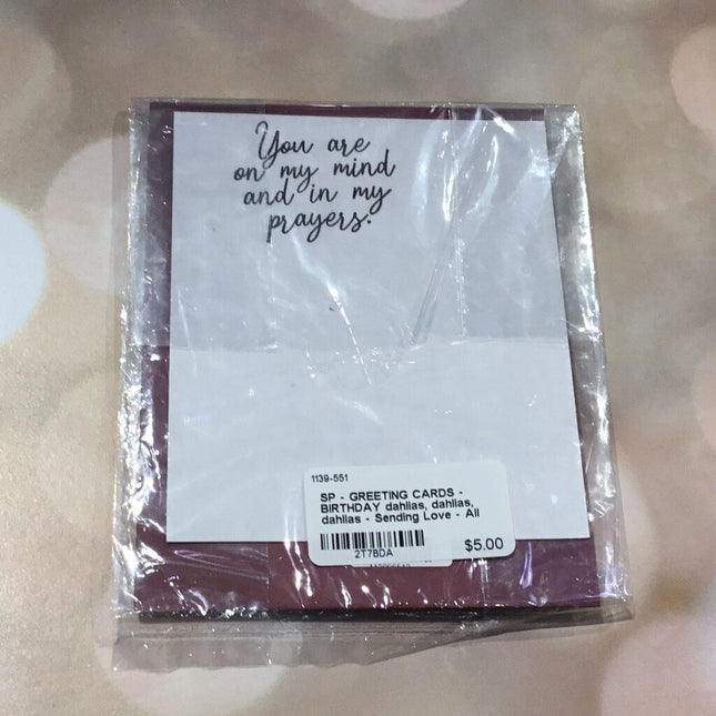 dahlias, dahlias, dahlias - Sending Love - All the best